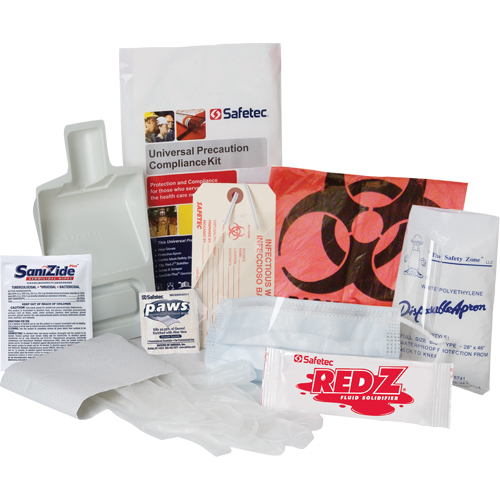 Precaution Bloodborne Pathogen Spill Kit, Universal, Bag