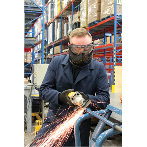Z2300 Series Safety Shield Goggles, Clear Tint, Anti-Fog, Elastic Band - Safety Goggles - SEL095