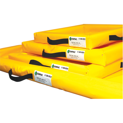 Duck Ponds Mini-Berm Containment, 62 US gal. Spill Capacity, 5' L x 5' W x 4" H - Spill Berms - SDM030