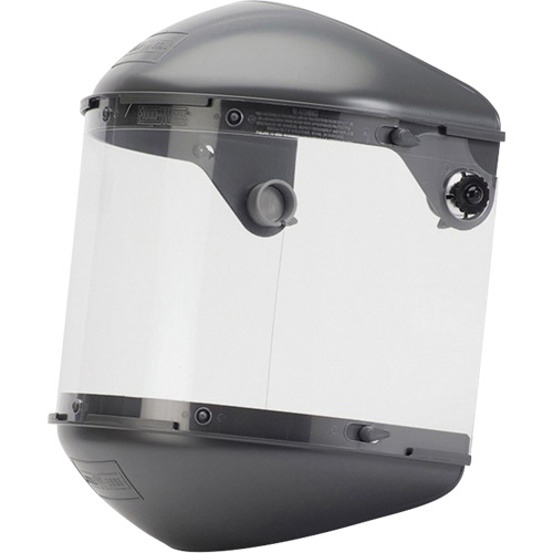 Fibre-Metal Dual 4" Crown High Performance Face Shield System, Propionate, Ratchet Suspension