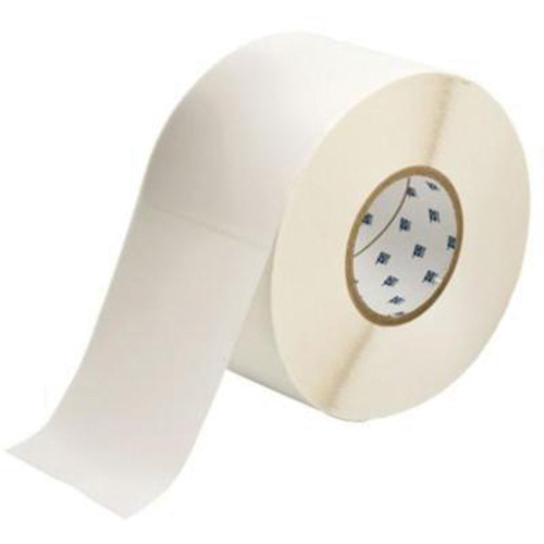 3" Core Paper Labels with Acrylic Adhesive, Paper, 4" L x 6" H, White