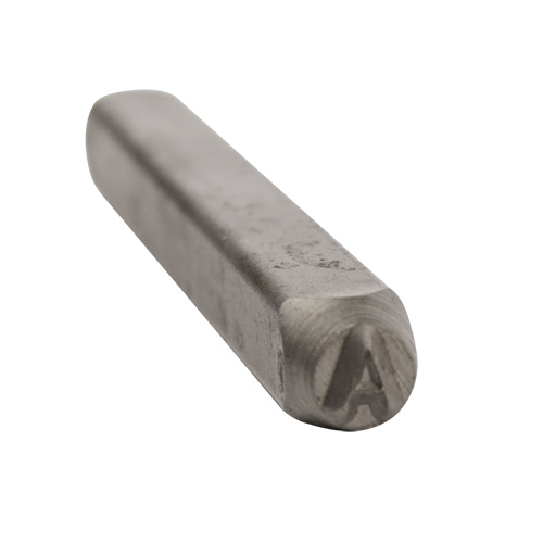 Individual Standard General Purpose Steel Hand Stamp Pieces, A, 1/2"