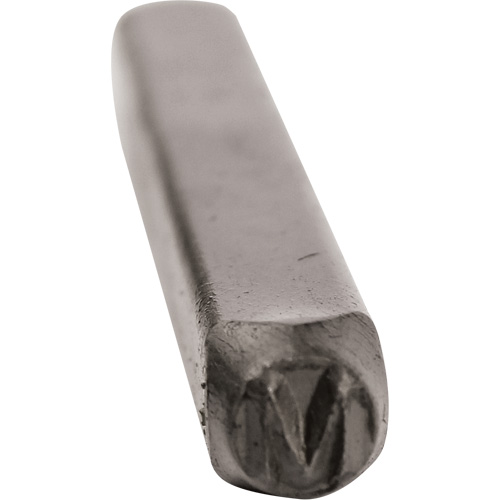 Individual Standard General Purpose Steel Hand Stamp Pieces, M, 1/2"