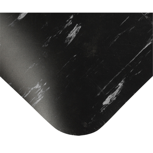 Tile-Top Select Anti-Microbial Mats No.494, Smooth, 4' x 60' x 7/8", Black/White, PVC
