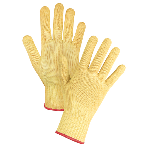 Seamless String Knit Gloves, Size Small/7, 7 Gauge, Kevlar® Shell, ASTM ANSI Level A2/EN 388 Level 3