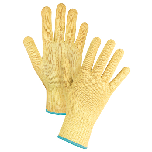 Seamless String Knit Gloves, Size X-Large/10, 7 Gauge, Kevlar® Shell, ASTM ANSI Level A2/EN 388 Level 3
