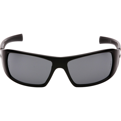 Goliath Safety Glasses, Grey/Smoke Lens, Anti-Scratch Coating, ANSI Z87+/CSA Z94.3