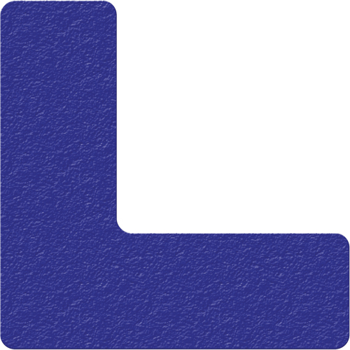 Lean 5S Manufacturing Markers, L, 6" L x 6" W, Blue, Vinyl