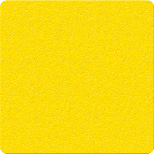 Lean 5S Manufacturing Markers, Square, 6" L x 6" W, Yellow, Vinyl