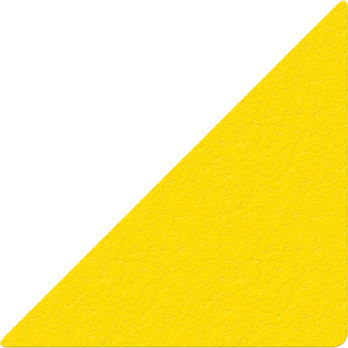 Lean 5S Manufacturing Markers, Triangle, 6" L x 6" W, Yellow, Vinyl