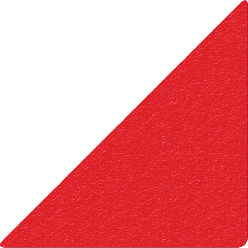 Lean 5S Manufacturing Markers, Triangle, 6" L x 6" W, Red, Vinyl
