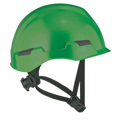 Dynamic™ Rocky™ Industrial Climbing Helmet, Non-Vented, Ratchet, Green