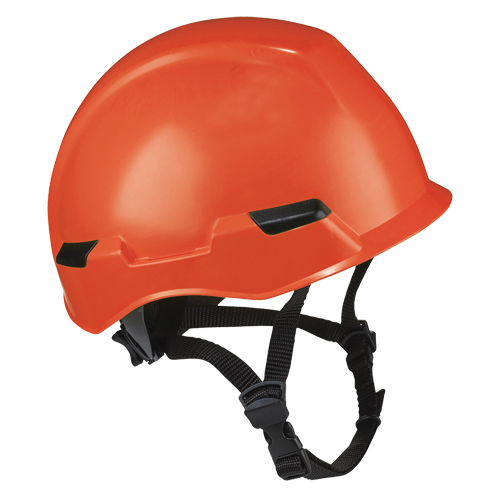 Dynamic™ Rocky™ Industrial Climbing Helmet, Non-Vented, Ratchet, Orange - Safety Helmets - SFY775