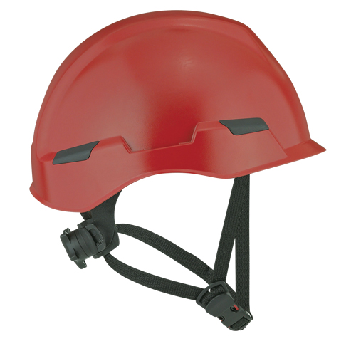 Dynamic™ Rocky™ Industrial Climbing Helmet, Non-Vented, Ratchet, Red - Safety Helmets - SFY776