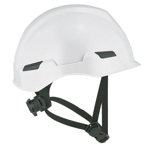 Dynamic™ Rocky™ Industrial Climbing Helmet, Non-Vented, Ratchet, White - Safety Helmets - SFY778