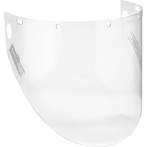 Dynamic™ Molded Faceshield Visor, PETG, Clear Tint