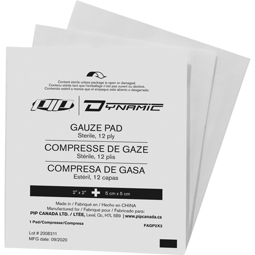 Dynamic™ Gauze, Pad, 2" L x 2" W, Sterile, Medical Device Class 1
