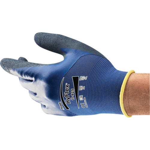 HyFlex® 11-925 Cut Resistant Gloves, Size 6/X-Small, 18 Gauge, Nitrile Coated, Nylon Shell, ANSI/ISEA 105 Level 3