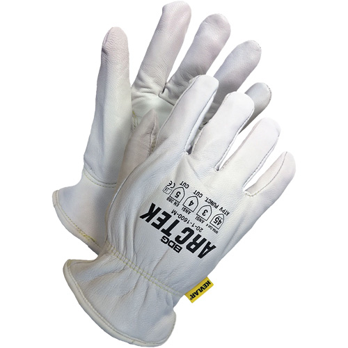 Cut-Resistant Driver's Gloves, Small, Grain Goatskin Palm