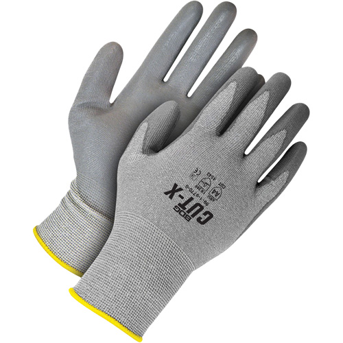 Coated Synthetic Knit Gloves, Size 6/X-Small, 13 Gauge, Polyurethane Coated, HPPE Shell, EN 388 Level 5