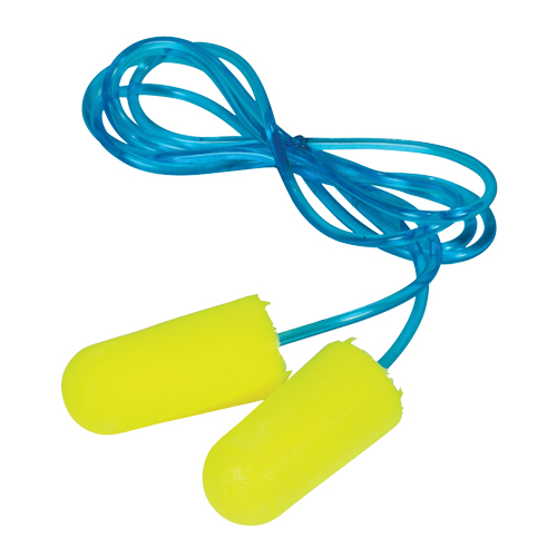 E-A-Rsoft™ Metal-Detectable Earplugs, Corded, Regular, Bulk - Polybag, 32 NRR dB