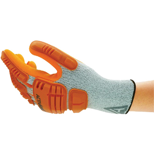 ActivArmr® 97-125 Cut & Impact-Resistant Gloves, Size Medium/8, 13 Gauge, Foam Nitrile Coated, Nylon/HPPE Shell, EN 388 Level C