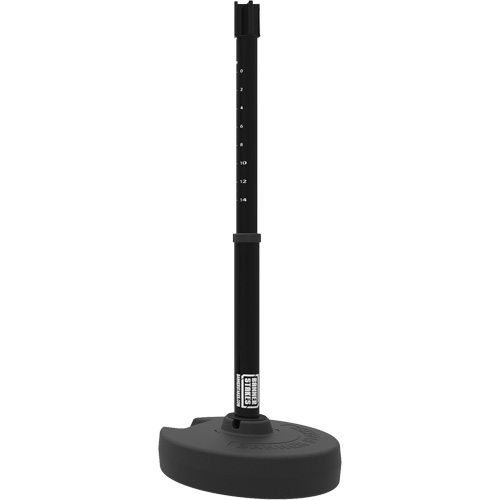 PLUS Barrier Post Set Receiver, 42" High, Black