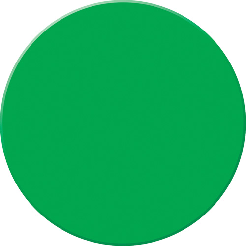 Tough-Mark™ Heavy-Duty Floor Marking, Circle, 3.5" L x 3.5" W, Green, Polyethylene