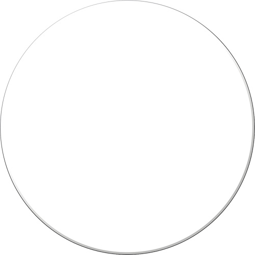 Tough-Mark™ Heavy-Duty Floor Marking, Circle, 3.5" L x 3.5" W, White, Polyethylene