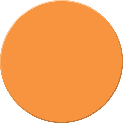 Tough-Mark™ Heavy-Duty Floor Marking, Circle, 3.5" L x 3.5" W, Orange, Polyethylene