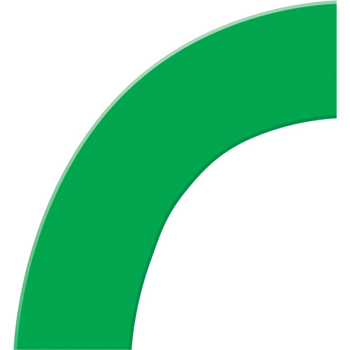Tough-Mark™ Heavy-Duty Floor Marking, Square, 6" L x 6" W, Green, Polyethylene