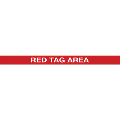 Tough-Mark™ Heavy-Duty Floor Marking, Rectangle, 48" L x 3" W, Red, Polyethylene