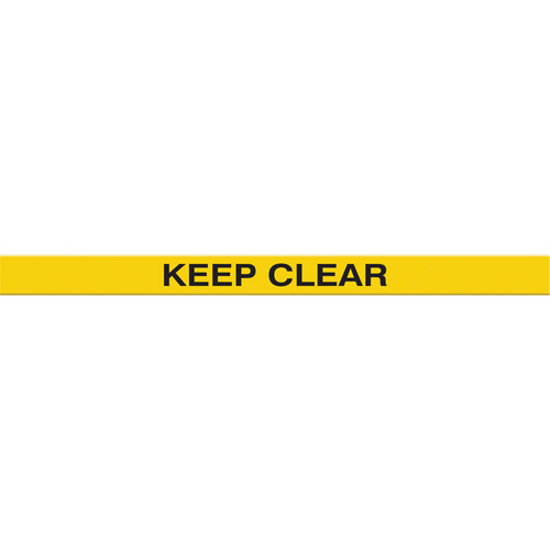 Tough-Mark™ Heavy-Duty Floor Marking, Rectangle, 48" L x 2" W, Yellow, Polyethylene