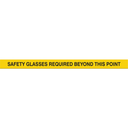 Tough-Mark™ Heavy-Duty Floor Marking, Rectangle, 48" L x 2" W, Yellow, Polyethylene