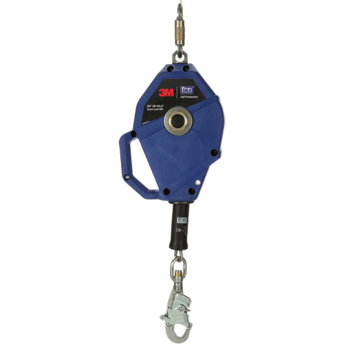 Smart Lock Self-Retracting Lifeline, 30', Stainless Steel, Swivel