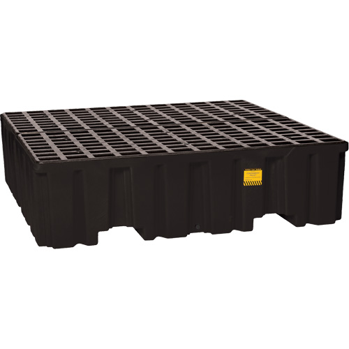 Spill Containment Pallet, 132 US gal. Spill Capacity, 51" x 52.5" x 13.75"