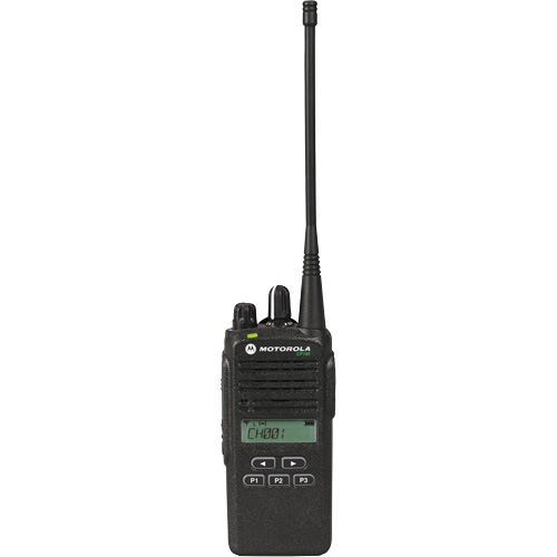 CP185 Series Portable Radio, VHF/UHF Radio Band, 16 Channels, 250 000 sq. ft. Range