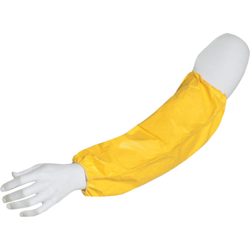 Disposable Sleeves, 18" long, Tychem 2000, Yellow