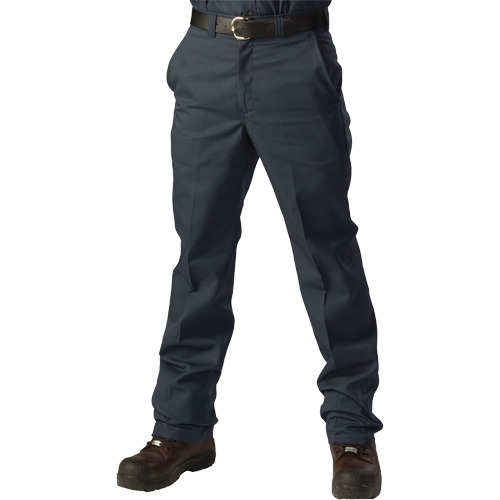 Work Pants, Poly-Cotton, Navy Blue, Size 48, 33 Inseam - Work Pants - SAL889