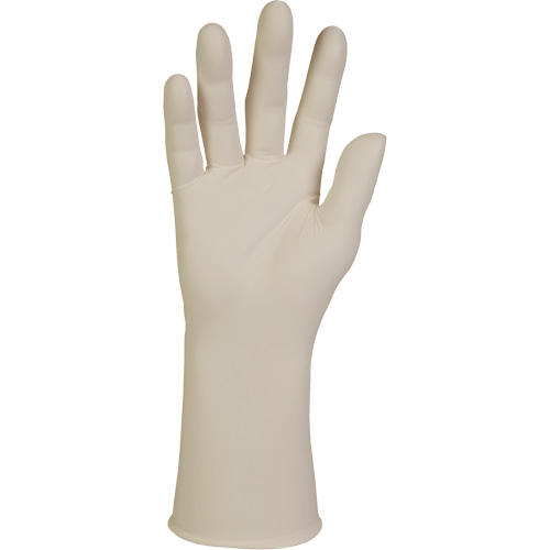 XTRA-PFE Exam Gloves, Large, Latex, 10-mil, Powder-Free, White, Class 2