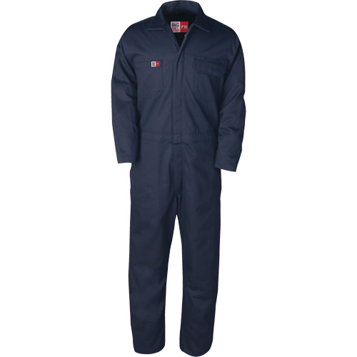 Westex™ UltraSoft® Unlined Work Coveralls, Size 40, Navy Blue, 8.7 cal/cm²