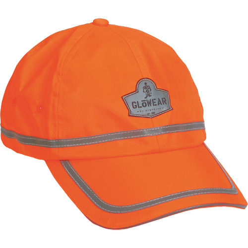 GloWear® 8930 High Visibility Baseball Cap, High Visibility Orange, Polyester - High Visibility Hat - SGO610