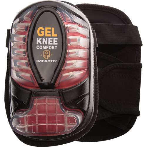 All-Terrain Knee Pads, Hook and Loop Style, Plastic Caps, Gel Pads