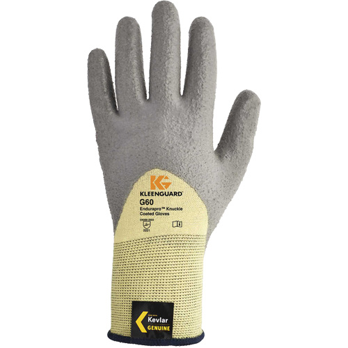 KleenGuard™ G60 Cut Resistant Gloves, Size 10, 15 Gauge, Polyurethane Coated, Kevlar® Shell, ANSI/ISEA 105 Level 2/EN 388 Level 2