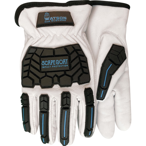 Scape Goat Insulated Impact Gloves, 2X-Large, Goatskin Palm, Slip-On Cuff