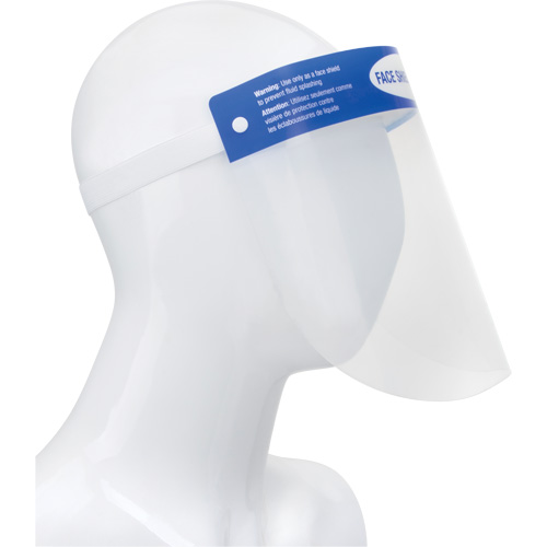 Disposable Faceshield with Head Gear, PET - Faceshield - SGU285