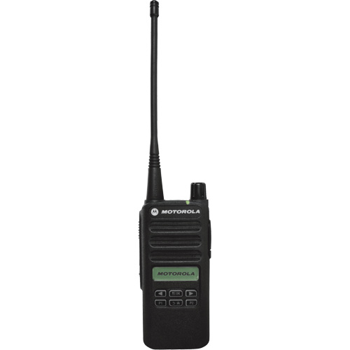 CP100 Series Two-Way Radio, VHF Radio Band, 160 Channels, 250000 sq. ft. Range - Hand Held Two-Way Radio - SGU975