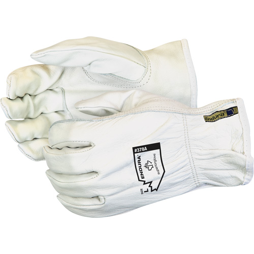 Endura<sup>®</sup> Leather Driver Gloves, X-Small, Grain Cowhide Palm