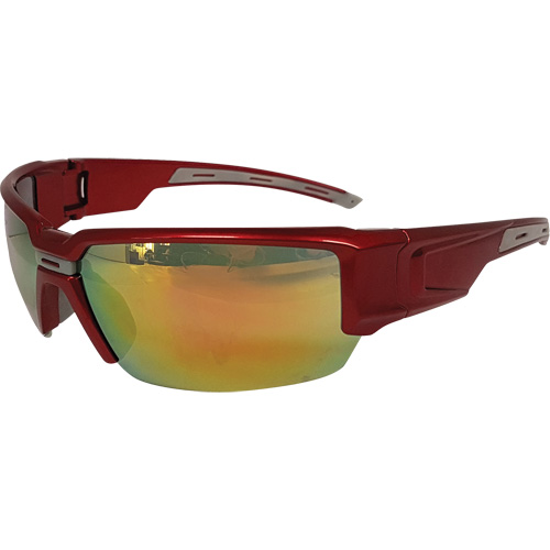 Hartley™ Safety Glasses, Red Lens, CSA Z94.3