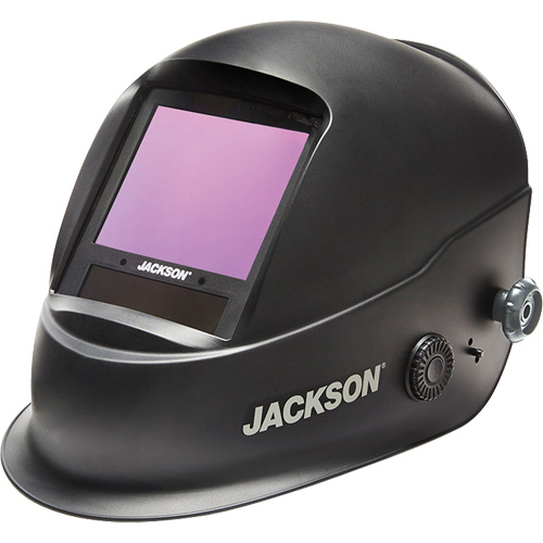 Translightâ„¢ 555 + Premium Auto Darkening Welding Helmet, 3.86" L x 3.23" W View Area, 3-1/2 - 14 Shade Range, Black